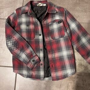 Vans Red Plaid Quilted Jacket